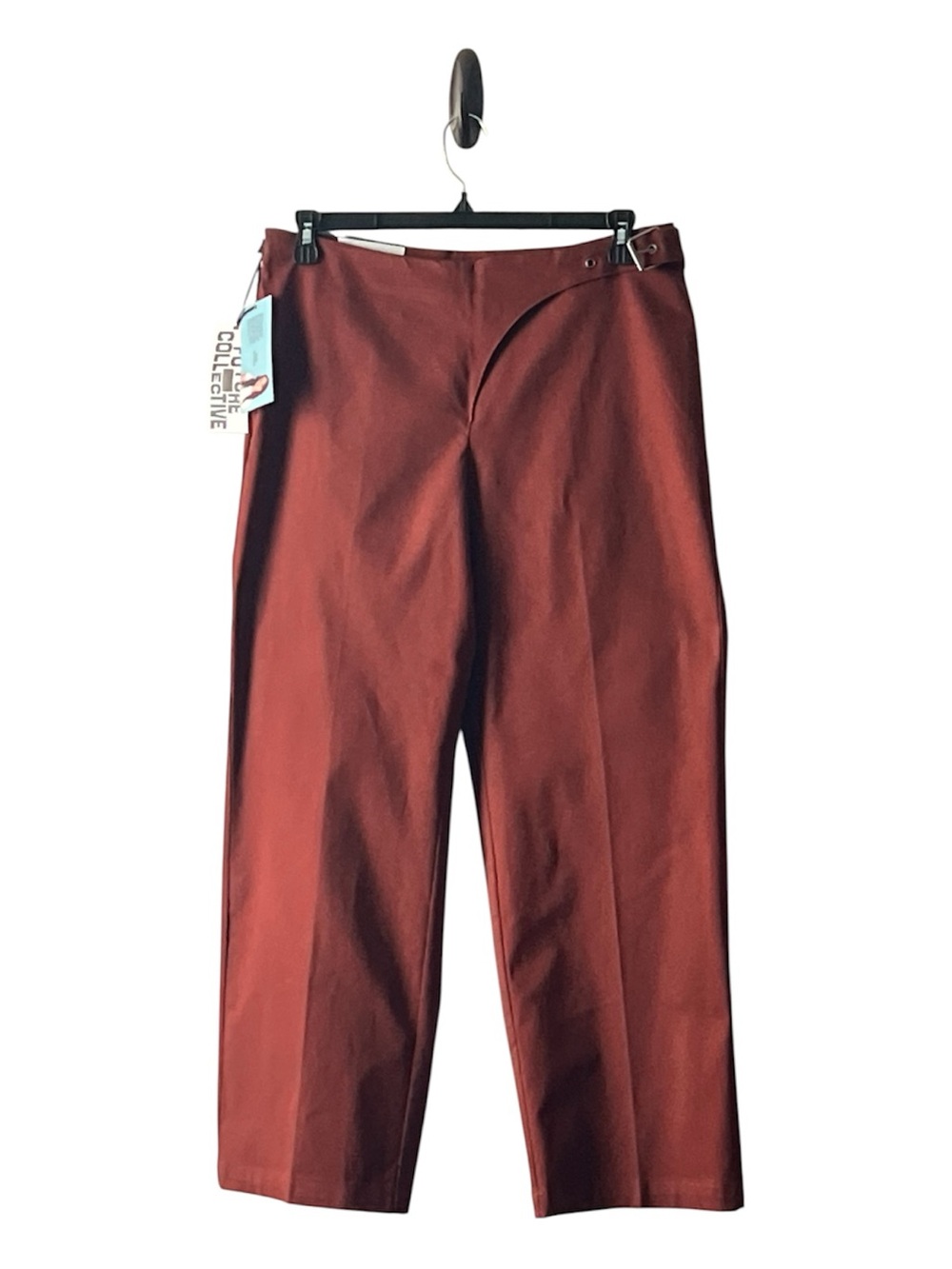 Women's Straight-Leg Pants‎ in Rust Red, Size 12